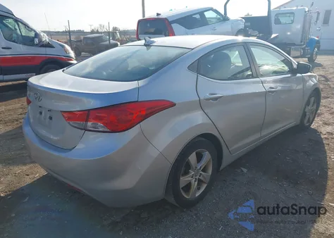 2013 Hyundai Elantra Gls z USA, uszkodzony, nr VIN 5NPDH4AE2DH370256